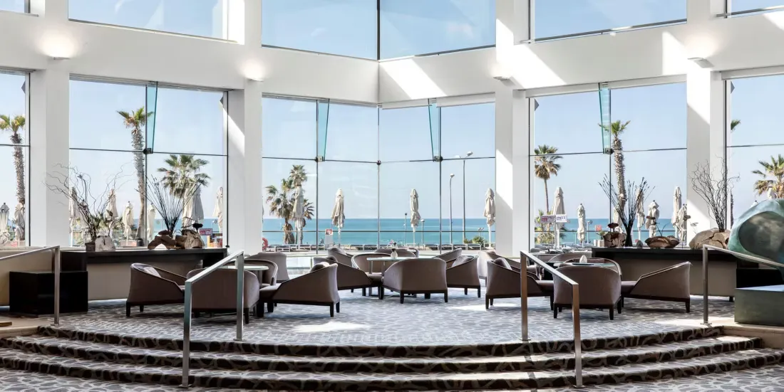 Hotel David Intercontinental Tel Aviv Front de mer (promenade Herbert Samuel) - Luxe 4.5/5 etoiles - Vue 1
